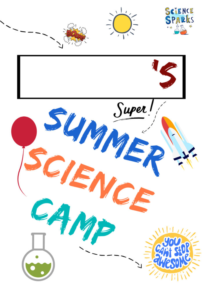front cover of a free summer science camp