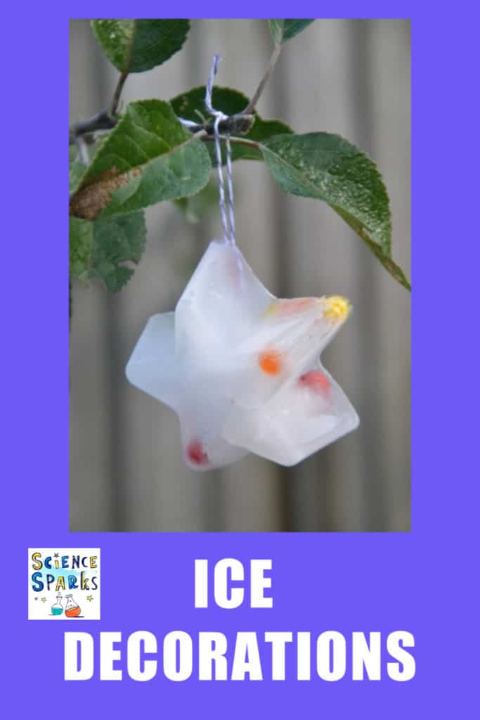 Ice decorations instructions