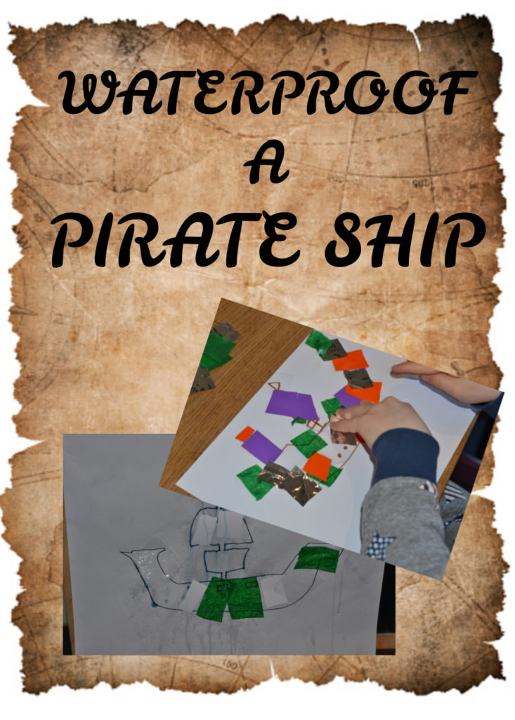 Fun waterproof a pirate ship activity for kids

#EarlyYears #Pirates #piratescience