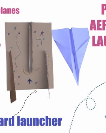 Paper aeroplane launcher