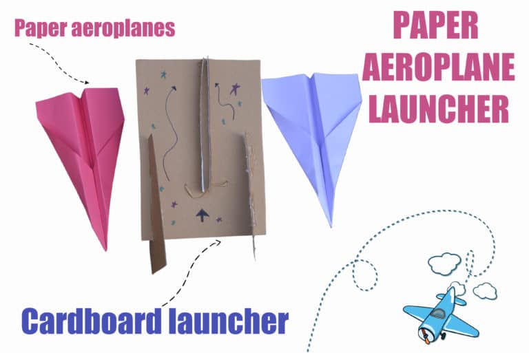 Paper aeroplane launcher