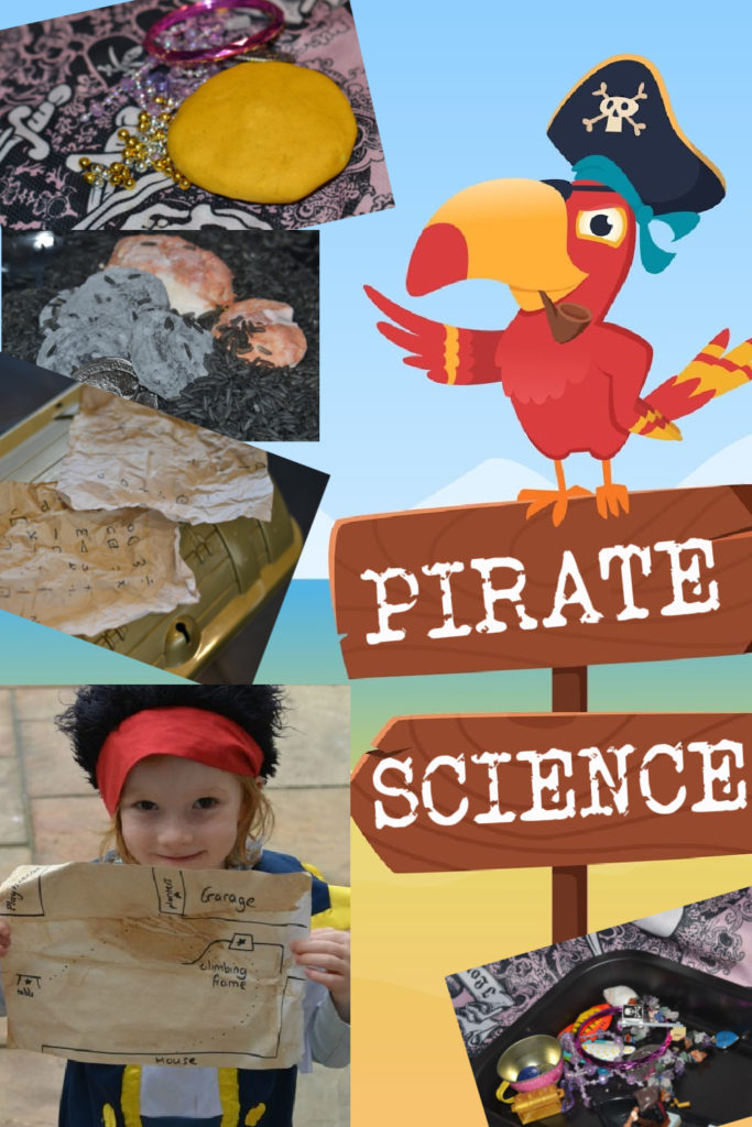 Fun collection of easy pirate themed science experiments for kids! #scienceforkids #piratescience #scienceexperiments #scienceforearlyyears