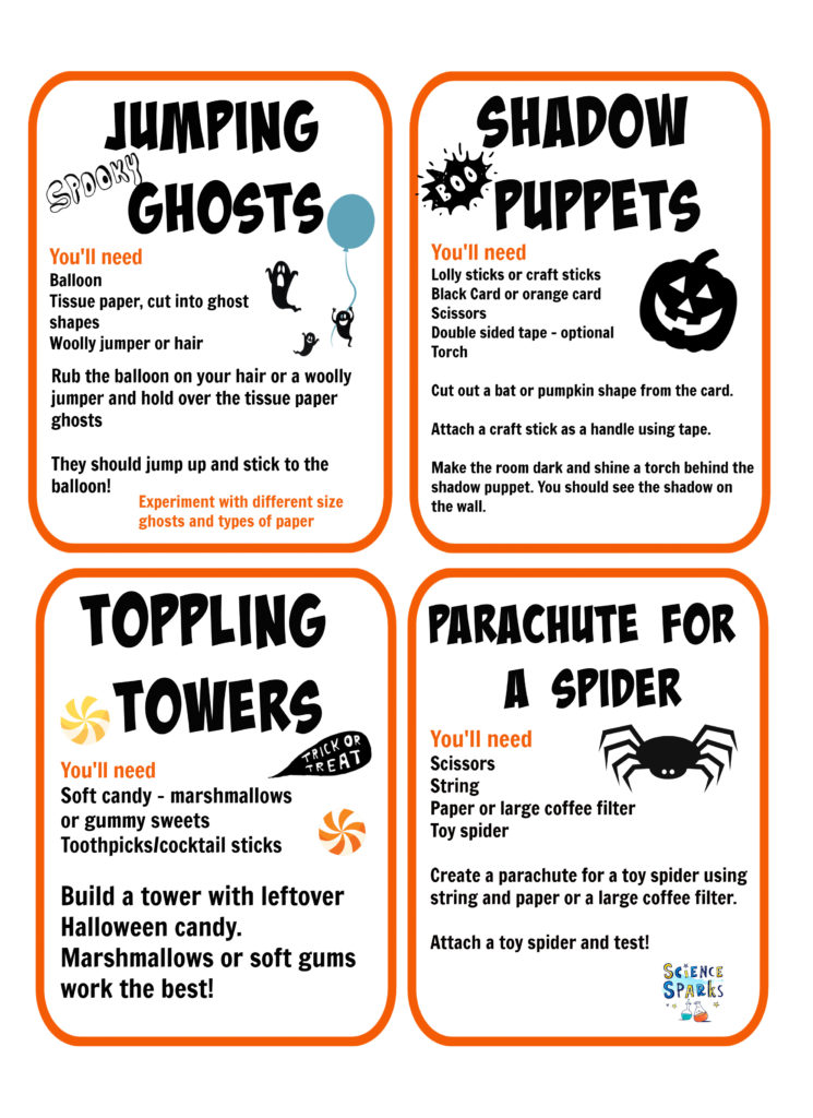 Halloween sTEM Challenges