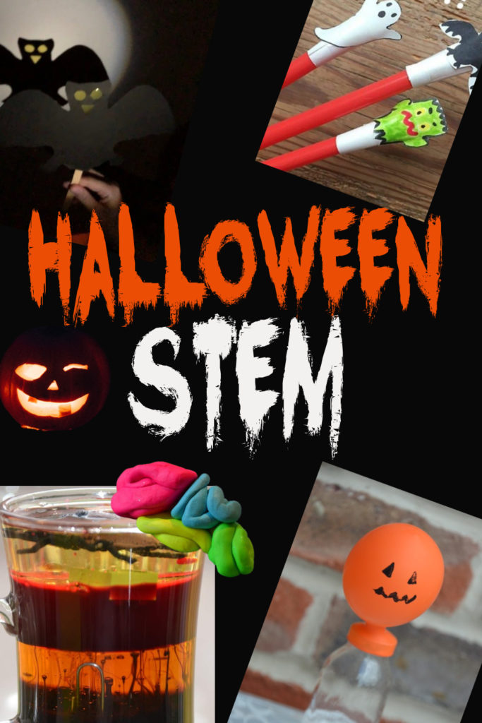 Halloween STEM Challenges for kids - scare yourself silly with these spooky Halloween STEM Challenges #Halloween #STEM