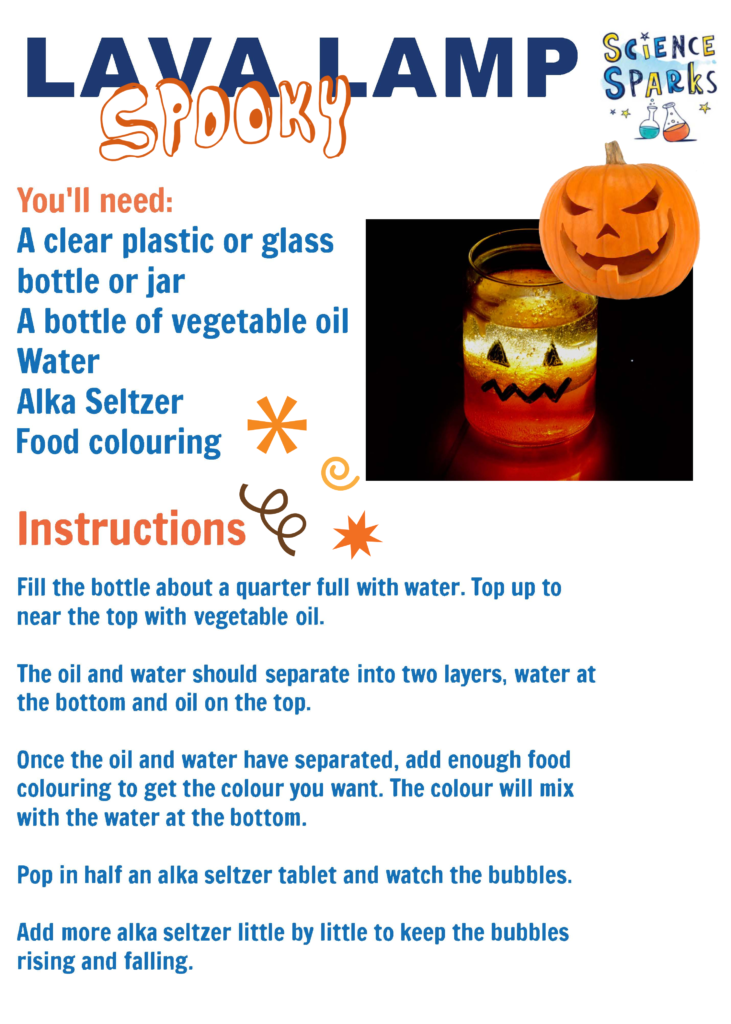 pumpkin lava lamp instructions