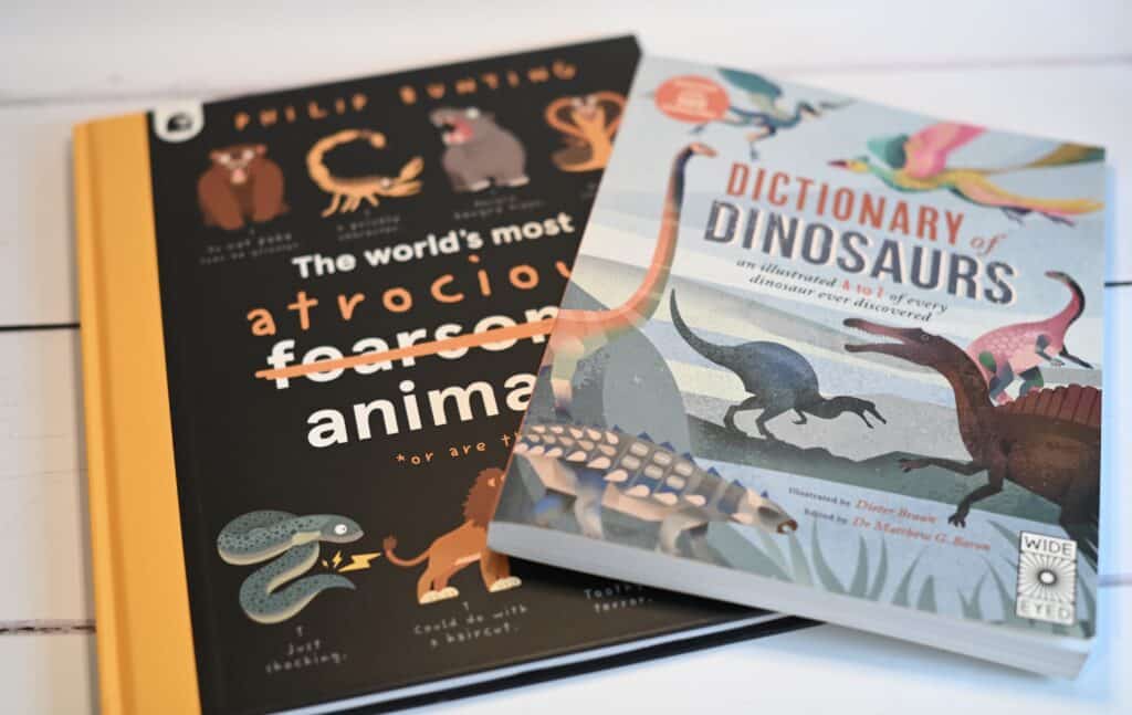 dictionary of dinosaurs book