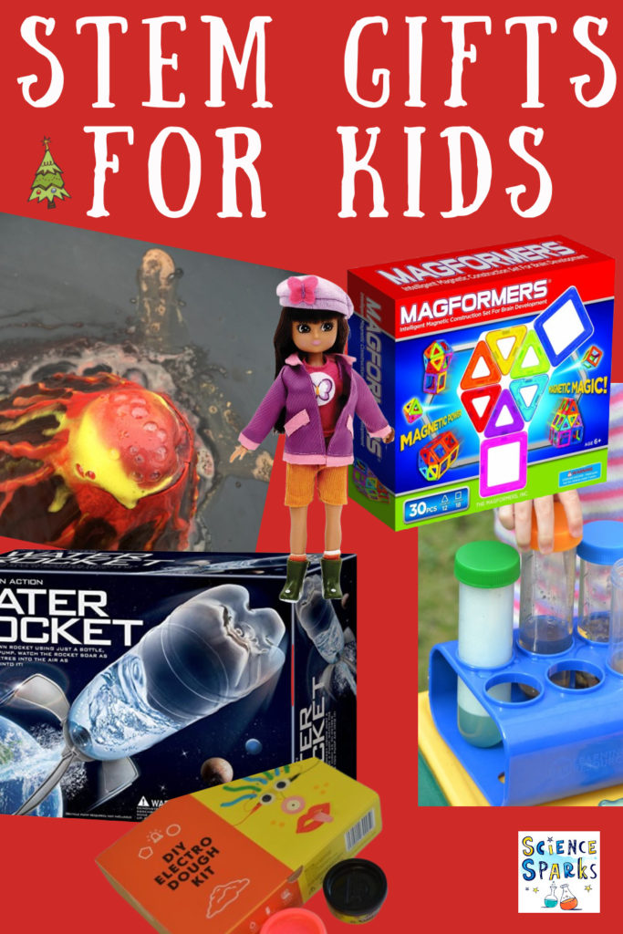 Collection of great STEM gifts for kids great for Christmas and birthday presents #scienceforkids #ChristmasGifts #Christmaspresents #STEMgifts #STEM