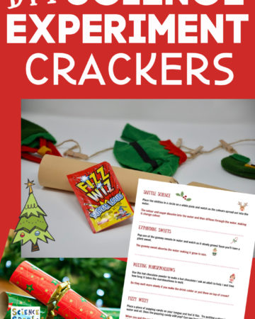 DIY science experiment crackers