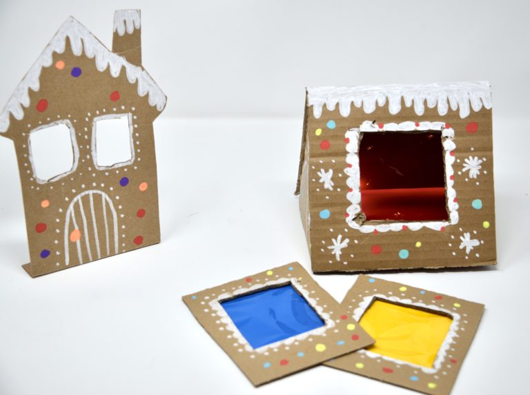 Colour Changing Gingerbread Houses