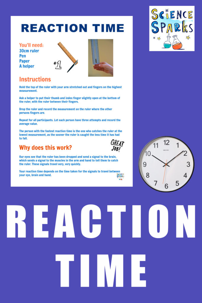 Instructions for a reaction time experiment