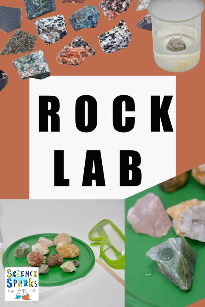 Image showing different types of rock identification tests part of a rocks for kids activity learning how to identify rocks