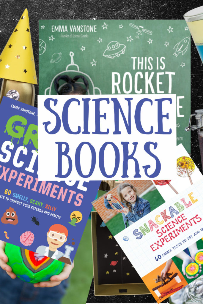 Awesome science books for kids. Find space experiments, kitchen experiments, science investigations about the human body and lots more super science for kids