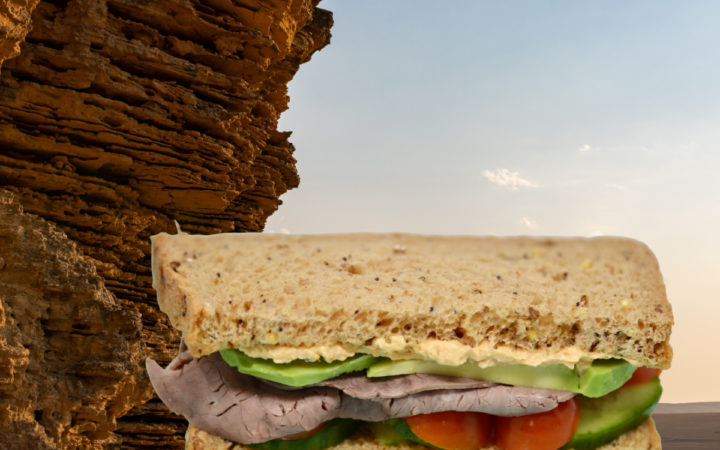 Sedimentary sandwich