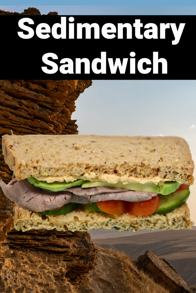 Make a sedimentary sandwich to learn about sedimentary rocks