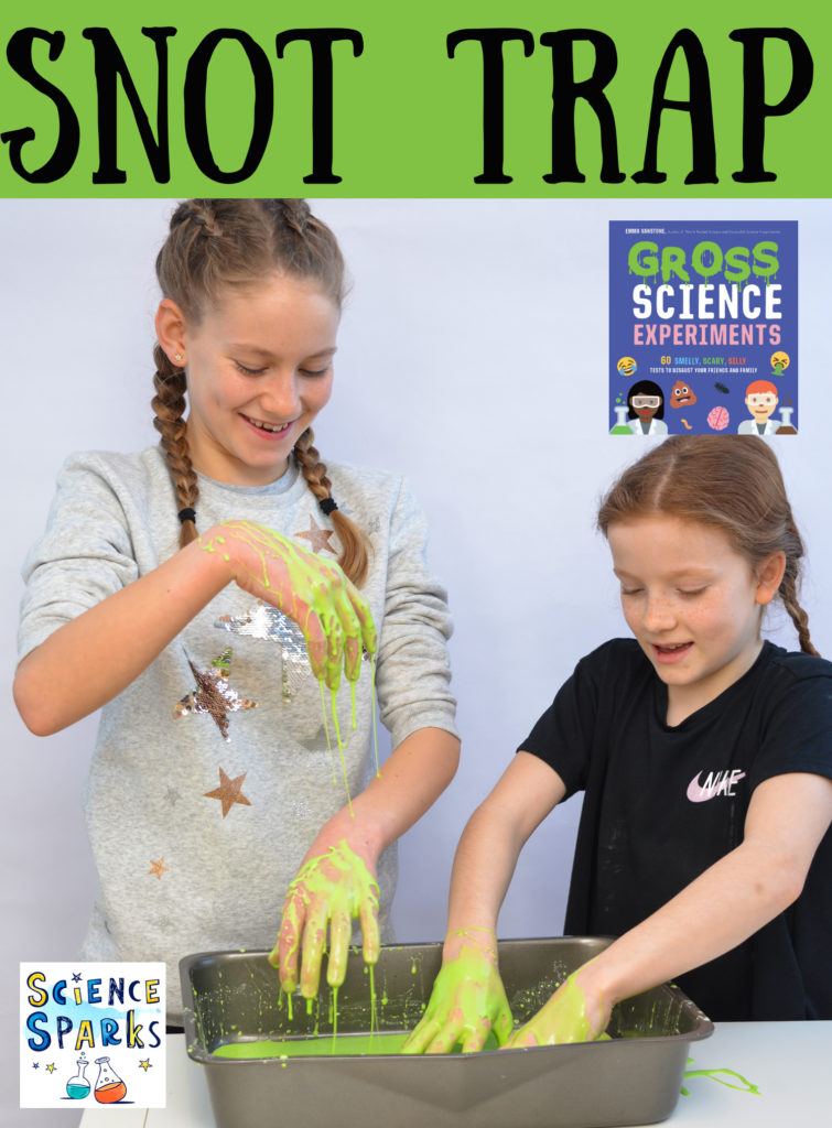 Snot trap - find out how snot helps save us from pathogens with this easy activity.