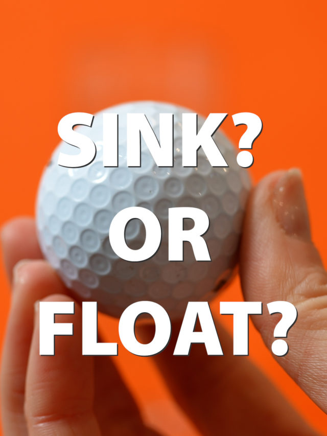 How to make a heavy ball float on water