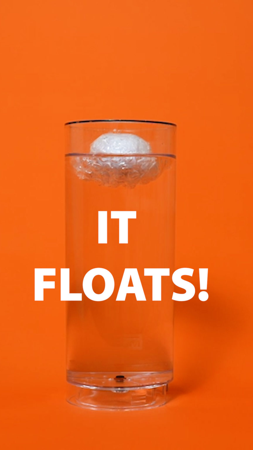How to make a heavy ball float on water Science Experiments for Kids