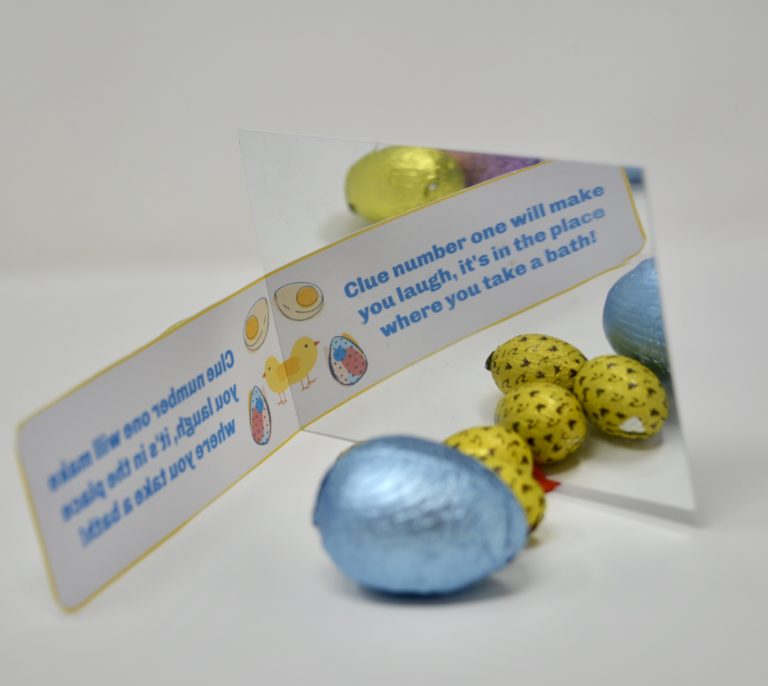 Easter Egg Hunt Mirror MEssage