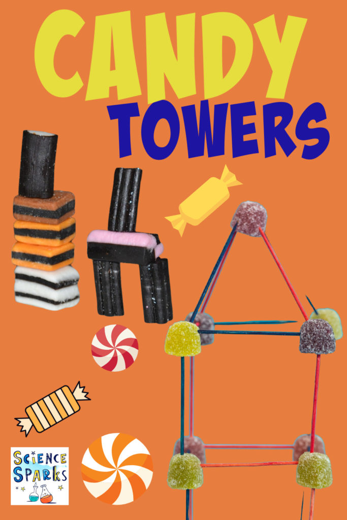 candy towers made from liquorice allsorts