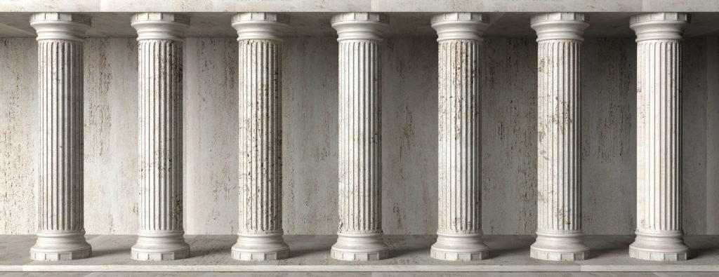 Column and Lintel image for a column STEM challenge