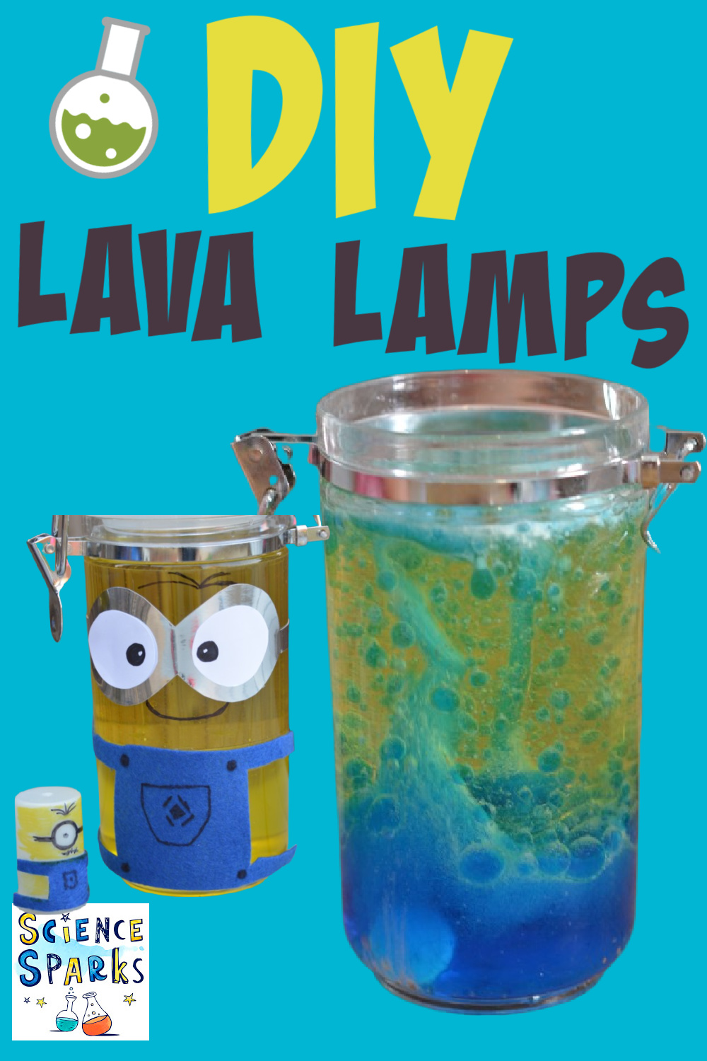 How to make a Lava Lamp DIY Lava Lamp for Kids