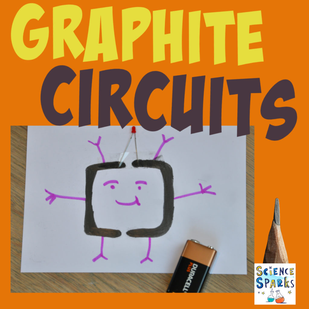 Graphite Circuits - use a graphite pencil to draw a circuit and light an LED