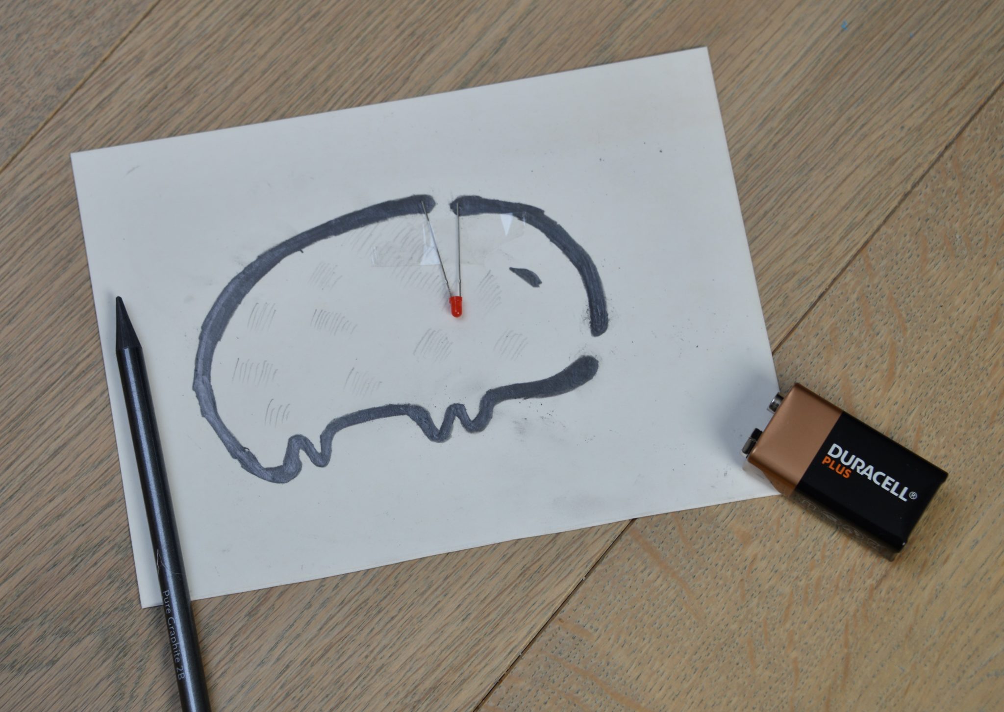 Graphite Pencil Circuit Electronics for Kids