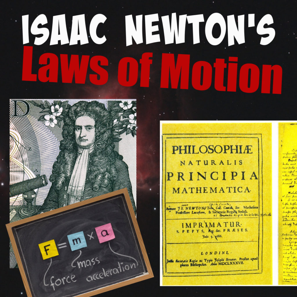 Newton's image and a picture of Principia