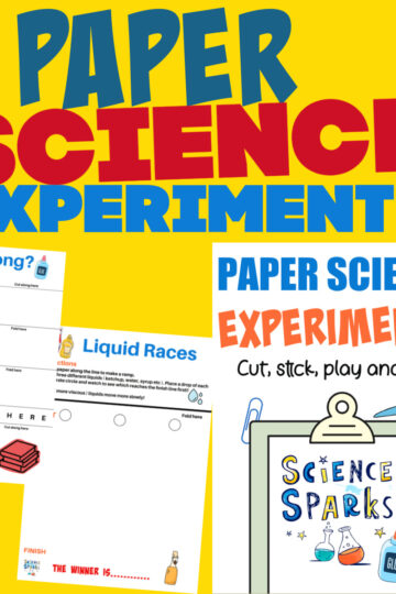 paper science experiments for kids