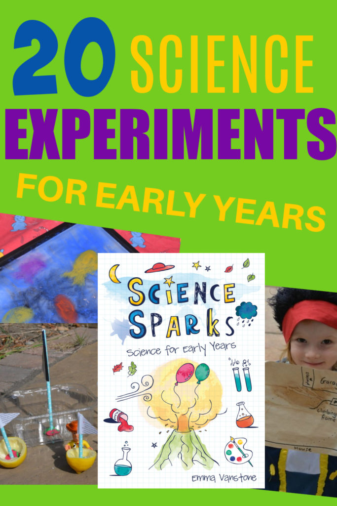 cover image for a free early years science book.