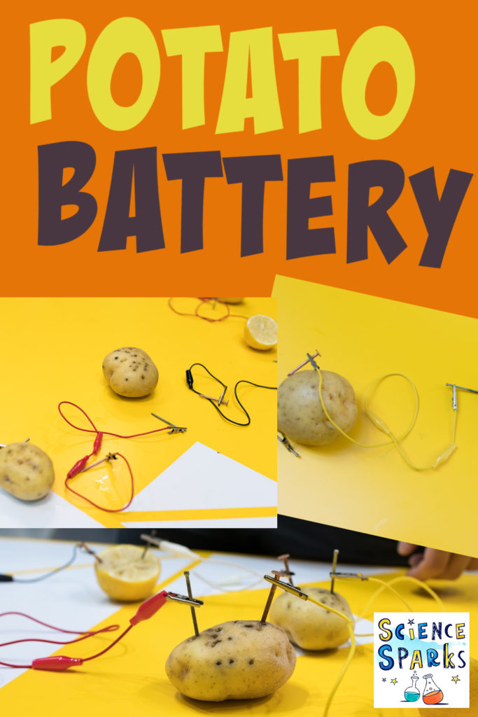 How to make a potato battery using a circuit