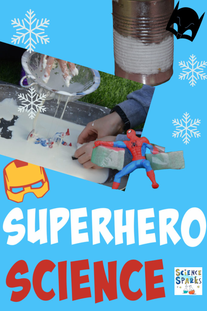 superhero science experiments - collection of simple superhero science experiments