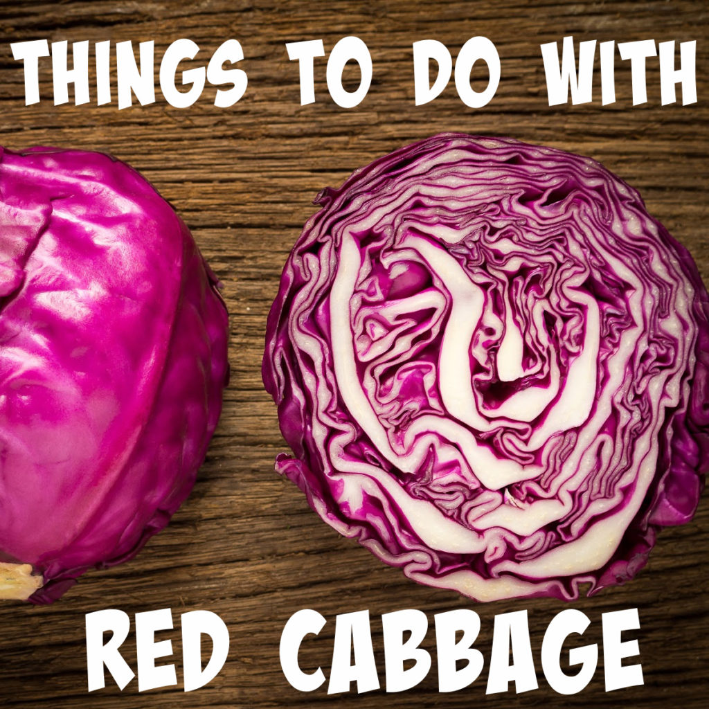 Image of red cabbage for a red cabbage science post