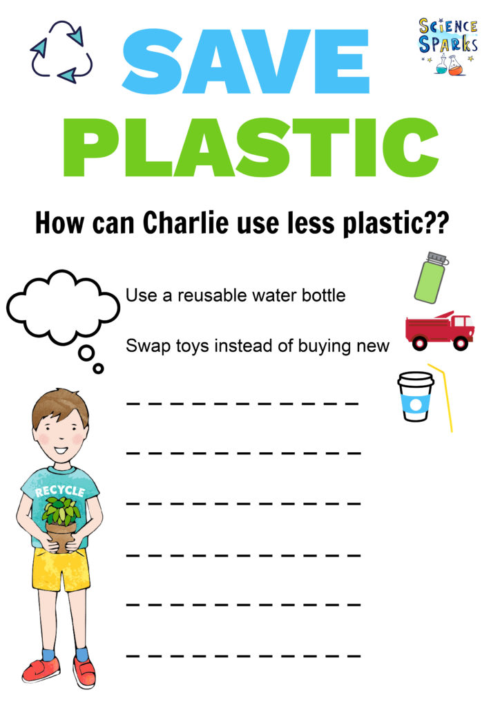 Save plastic ideas printable worksheet for kids