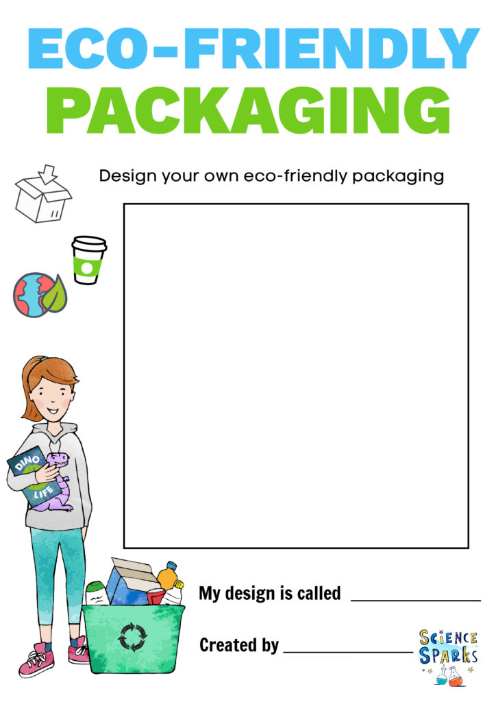 eco friendly packaging design sheet