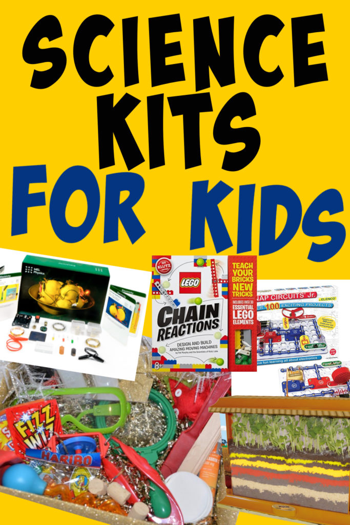 Collage of the best science kits for kids!