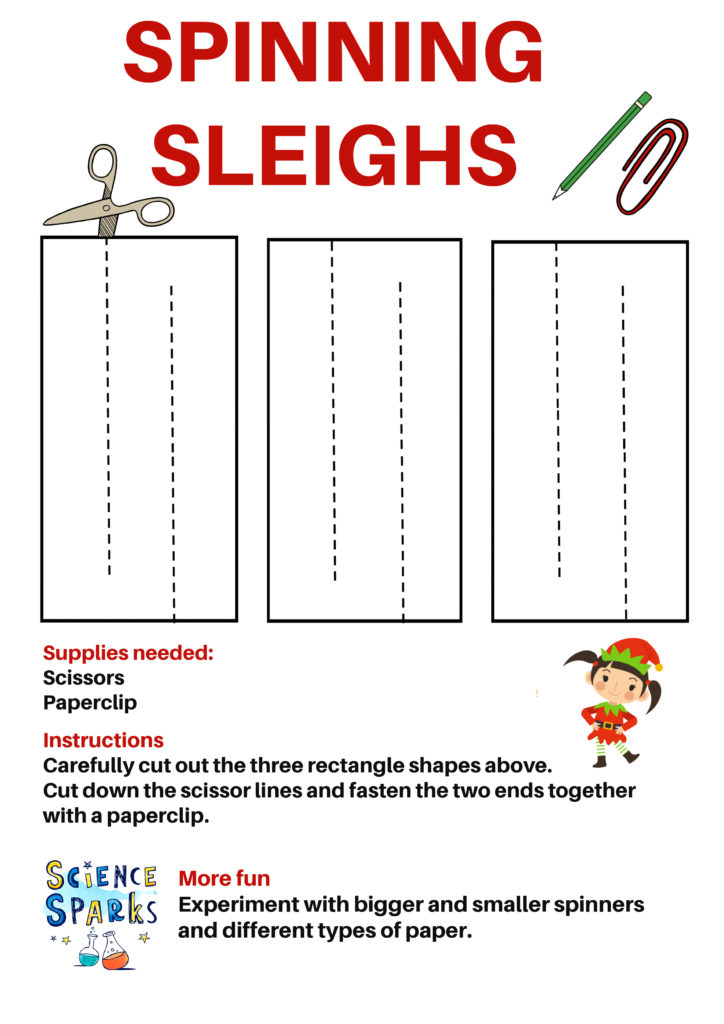 spinning sleighs paper spinner investigation