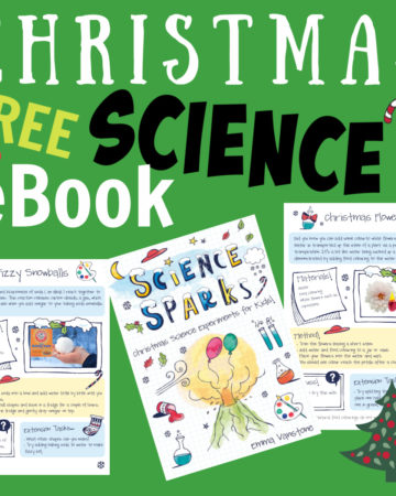 image of pages from a Christmas science eBook