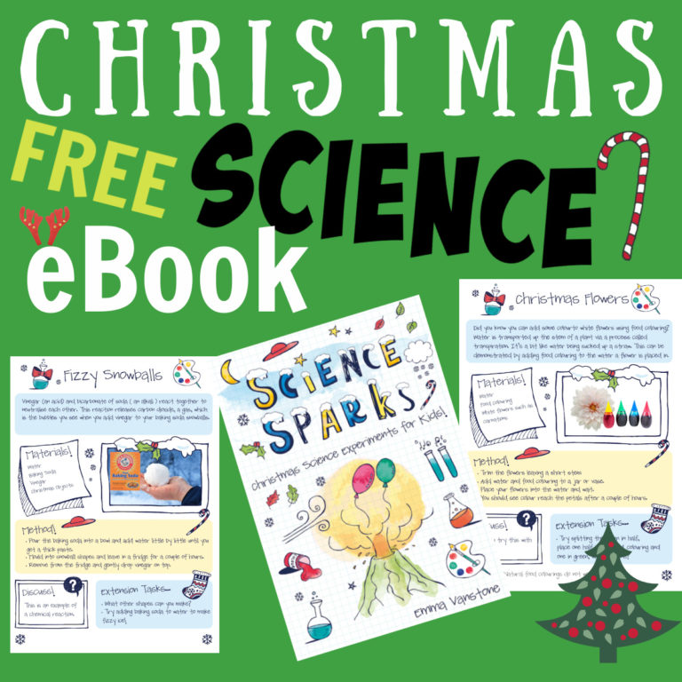 image of pages from a Christmas science eBook
