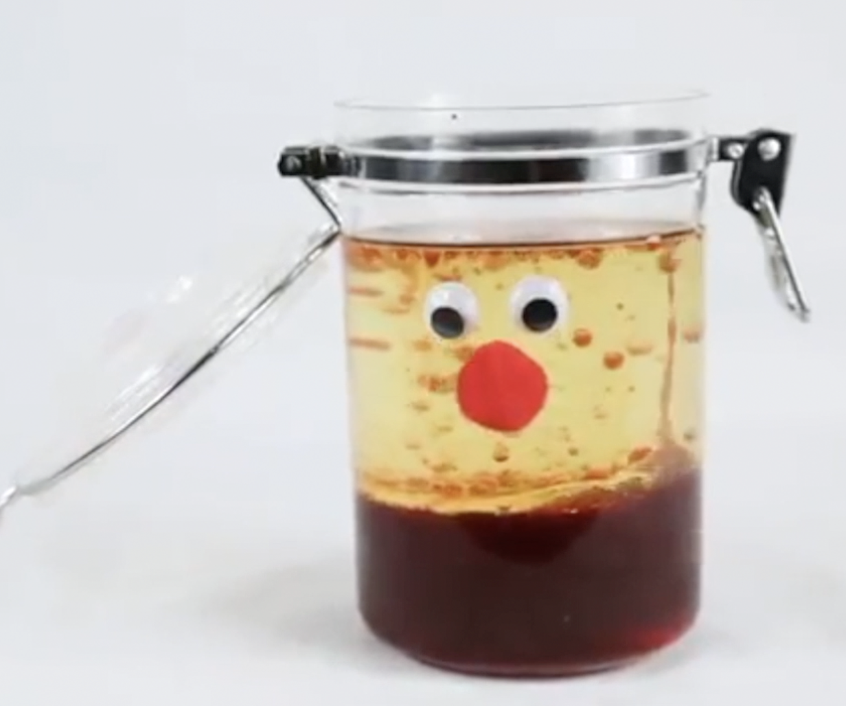 Reindeer and Snowman Lava Lamps Christmas Lava Lamp