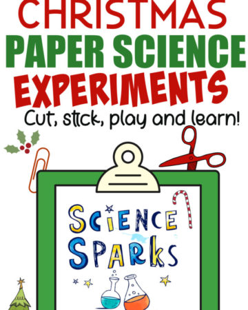 Christmas paper science experiments