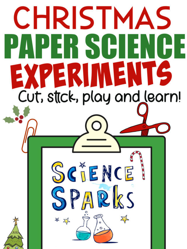 Christmas Print and Play Paper Science