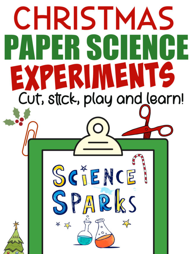 Christmas Print and Play Paper Science
