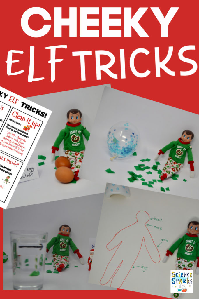 Cheeky elf tricks. Take your elf antics up a notch with these elf science tricks