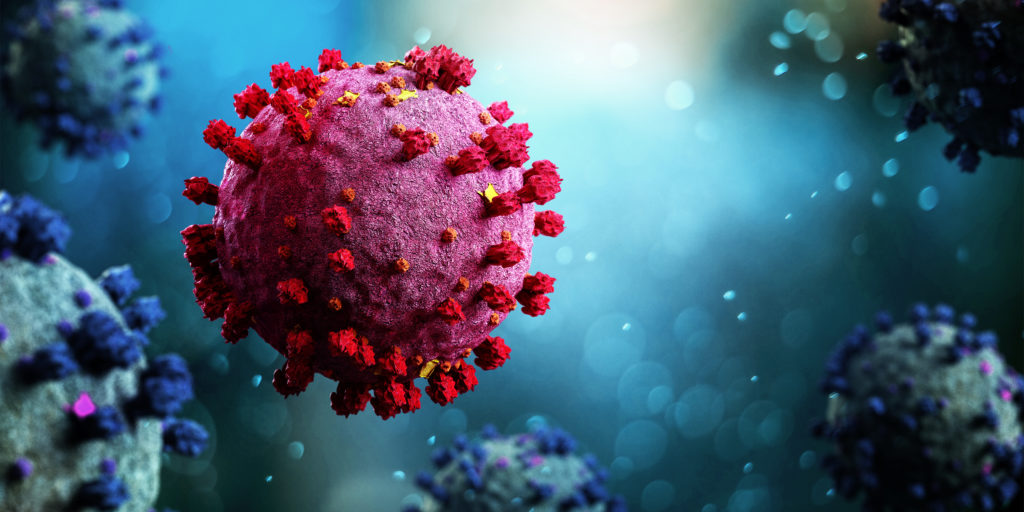 Coronavirus 3D image