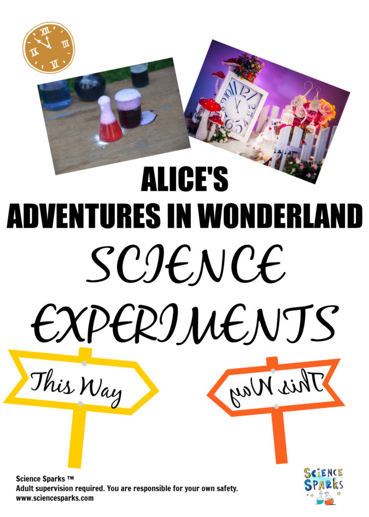 Alice in wonderland Science Experiments