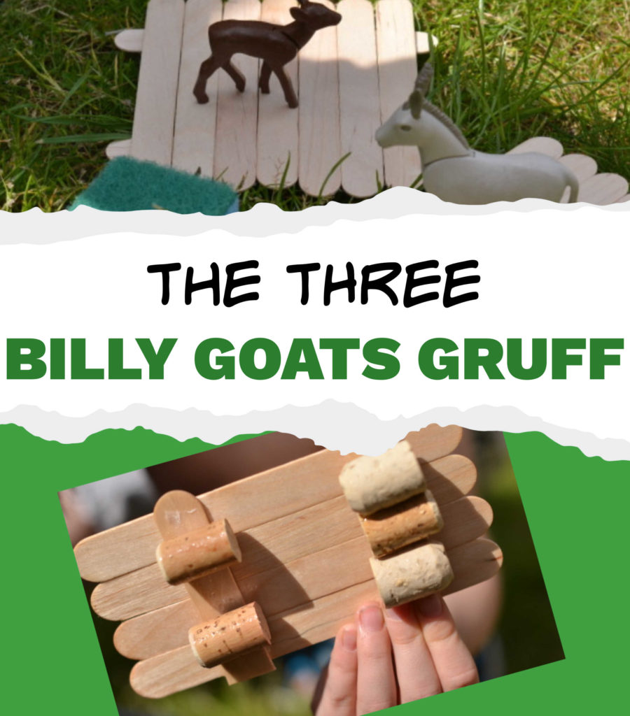 Billy Goats Gruff STEM Challenge - part of a series of book themed science experiments for kids