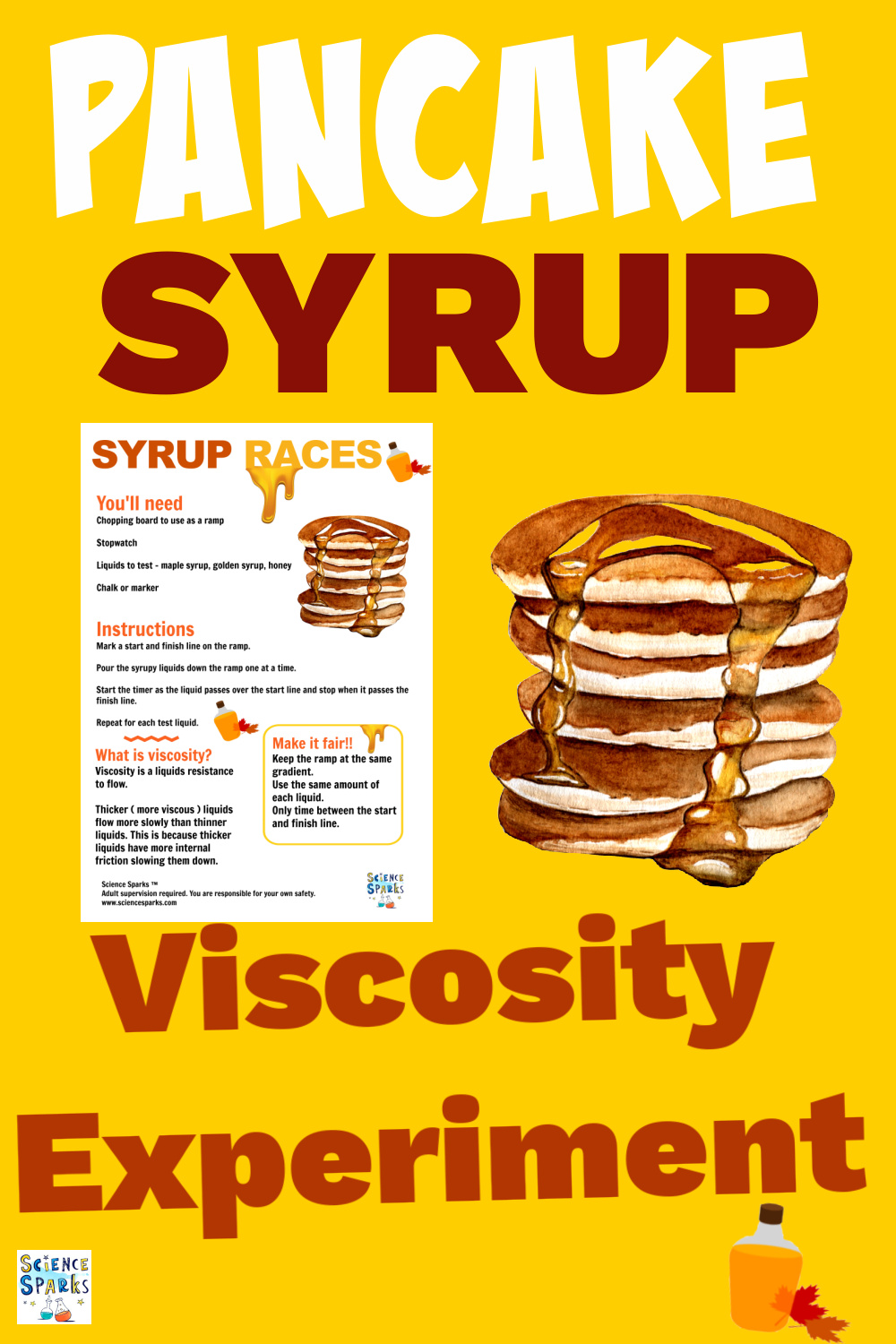 Pancake Syrup Viscosity Experiment