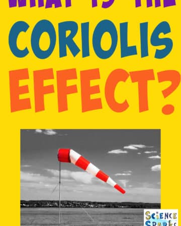 A wind sock in the wind for an article about the Coriolis effect