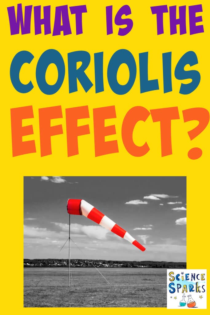 A wind sock in the wind for an article about the Coriolis effect